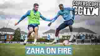 ZAHA SCORES A RIDICULOUS SOLO GOAL IN TRAINING | CCTV