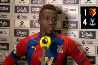 Wilfried Zaha on his Watford brace