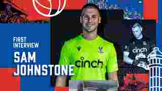 New 'keeper Sam Johnstone speaks to Palace TV