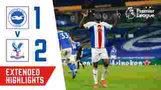 Brighton 1-2 Crystal Palace |  Extended Highlights