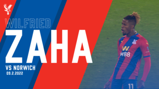 Wilfried Zaha wins goal of the month for February 2022