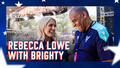 NBC's Rebecca Lowe speaks to Brighty in Chicago