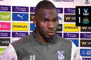 Goalscorer Benteke on the draw with the Magpies