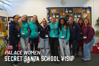 Palace Women's secret Santa school visit