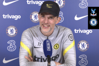 Thomas Tuchel chats to the press ahead of the game against Crystal Palace