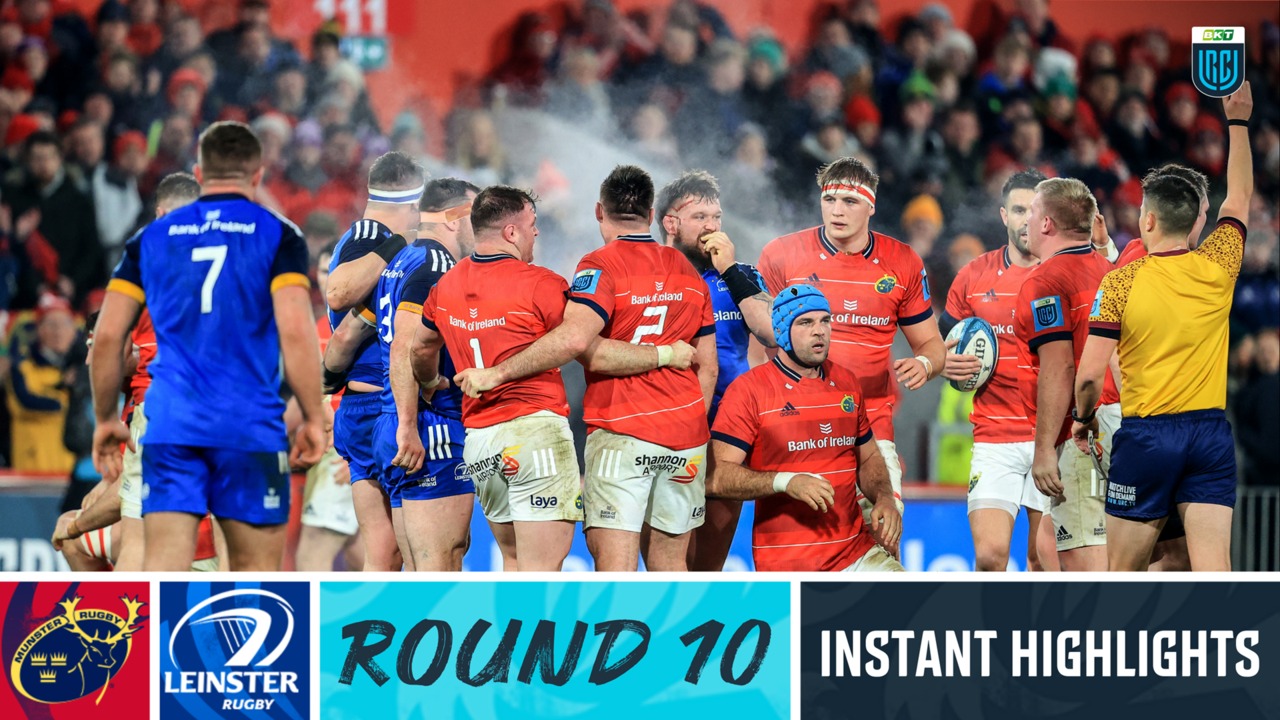 Leaders Leinster come from behind to claim narrow victory at Munster
