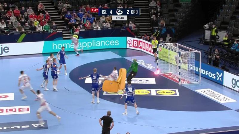Awesome Play - Iceland vs Croatia