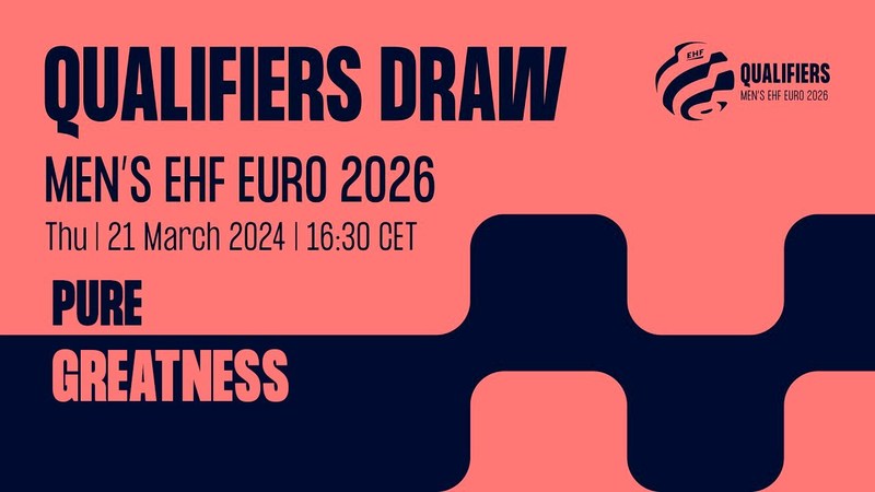 Men's EHF EURO 2026 Qualifiers Draw