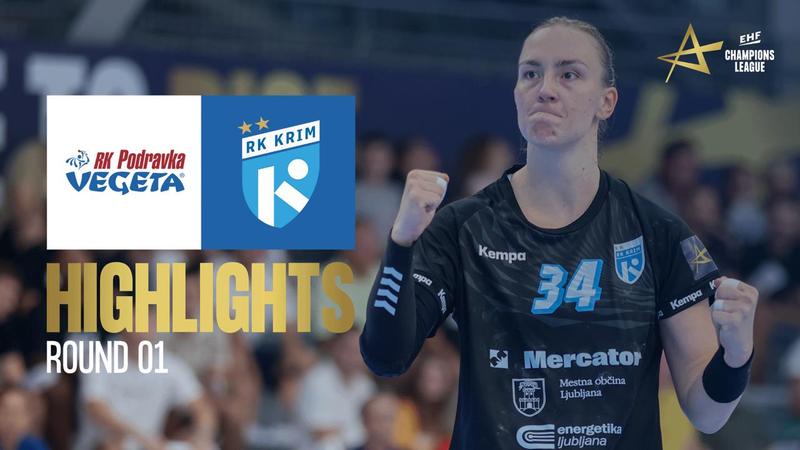 HC Podravka Vegeta vs RK Krim Mercator Ljubljana - Match Highlights - Round 1