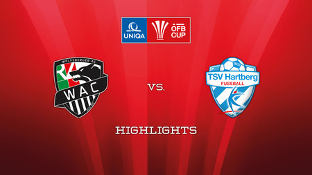 Highlights | RZ Pellets WAC : TSV Egger Glas Hartberg - 1:0 | UNIQA ÖFB Cup | Finale | 2024/25