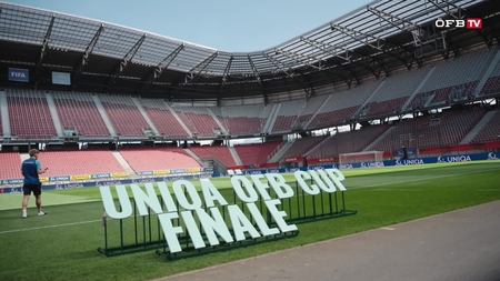 Bühne frei für das Finale im UNIQA ÖFB Cup