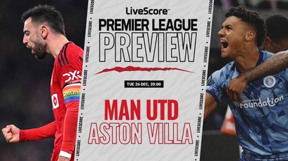 Villa top live score