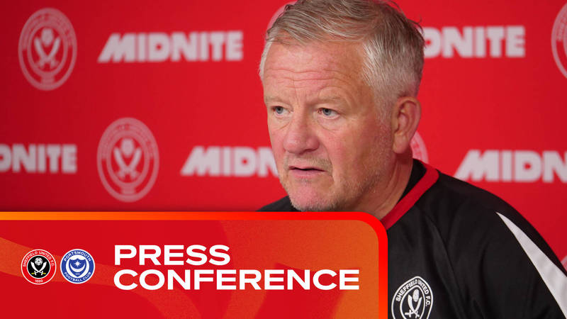 Chris Wilder | Blades v Portsmouth | Pre-match press conference