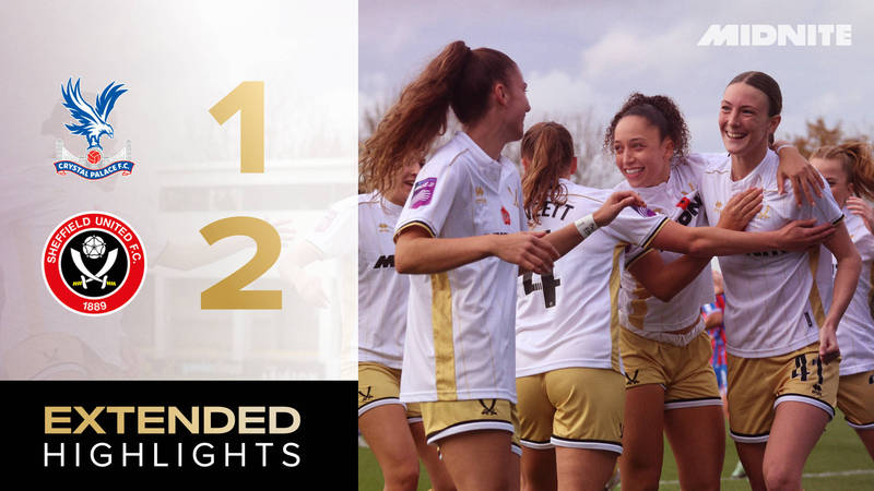 Palace 1-2 United Women - match action