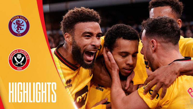 Villa v Blades - match action