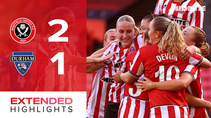 United Women 2-1 Durham - match action