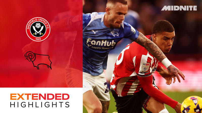 Blades v Derby - extended action