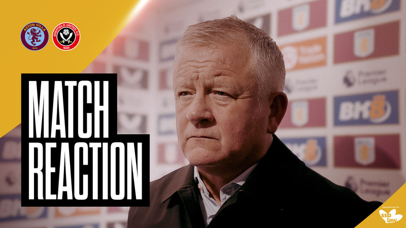 Chris Wilder | Aston Villa 1-1 Sheffield United | Post Match Reaction