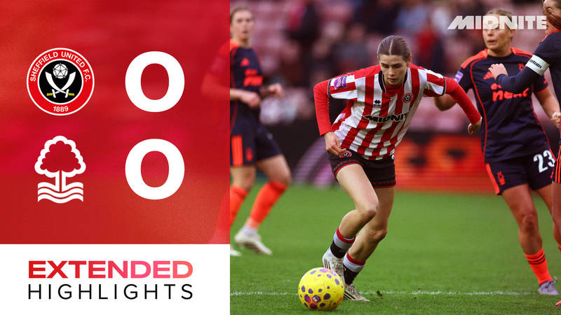 United Women 0-0 Forest - match action