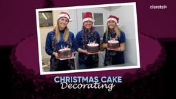 Burnley FC Women Take On Christmas Cake Decorating Challenge