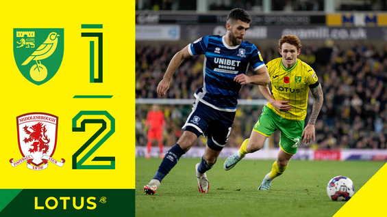 HIGHLIGHTS | Norwich 1-2 Middlesbrough - Norwich City