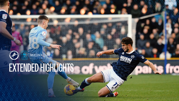 Millwall v Coventry City highlights 