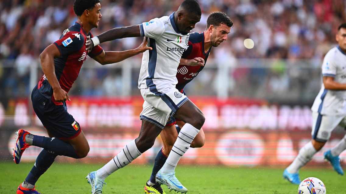 Vibrant Inter Edge Genoa To Claim Serie A Top Spot Landscape Art