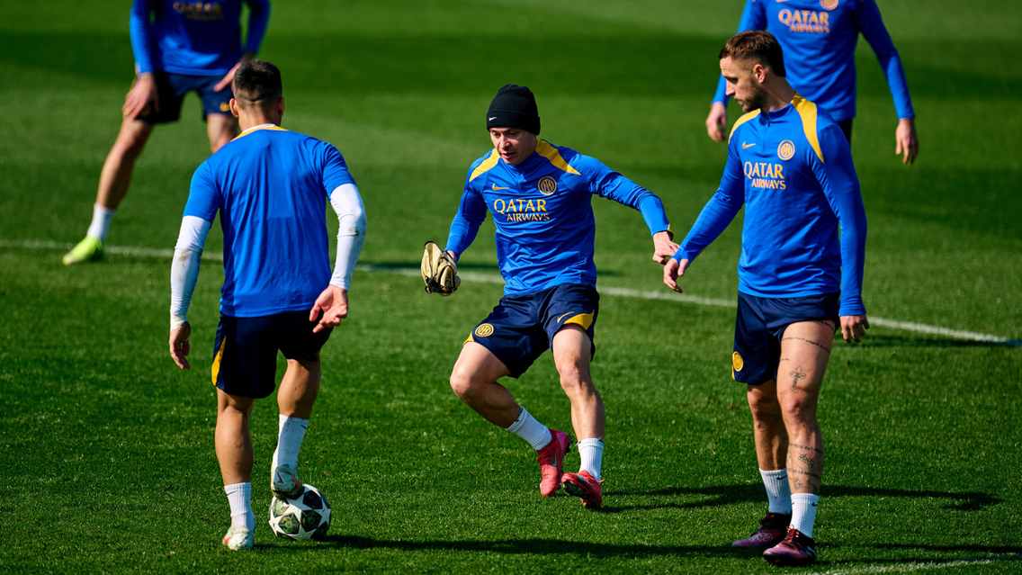 Feyenoord vs. Inter, training on the eve of the game | Inter.it