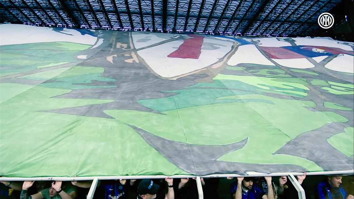 Inter-Milan, the choreography of the Nerazzurri fans | Inter.it